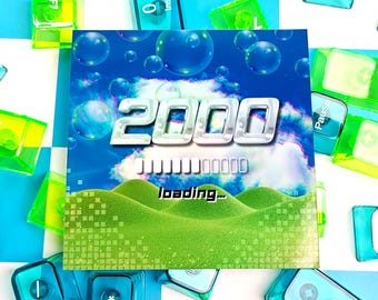 2000s Loading Holographic Sticker | Y2K Nostalgia, Webcore Stickers