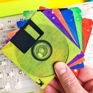 Floppy Disk Sticker | Y2K 80s 90s Retro Tech Stickers