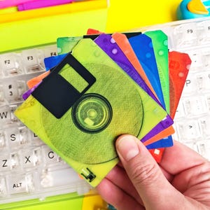 Floppy Disk Sticker | Y2K 80s 90s Retro Tech Stickers
