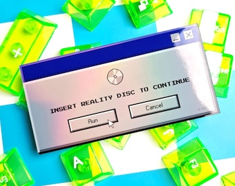 Computer Popup Window | Webcore Holographic Sticker | Error Message