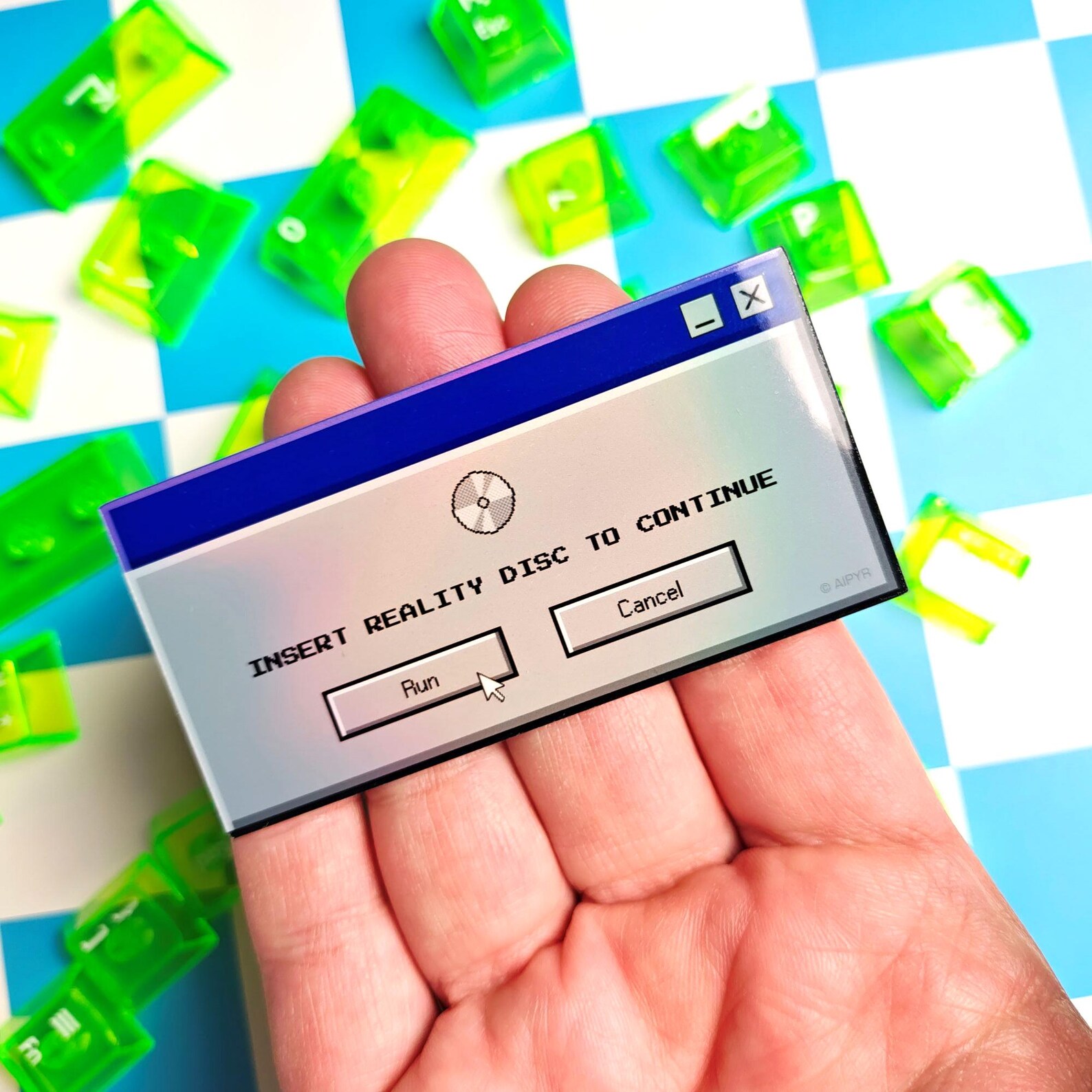 90s Computer Disc Error Sticker | Retro Laptop Decal, Y2K Tech - Etsy