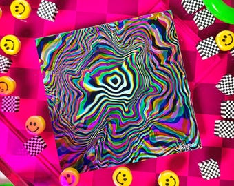 Trippin Out Psychedelic Sticker | Trippy Laptop Decal
