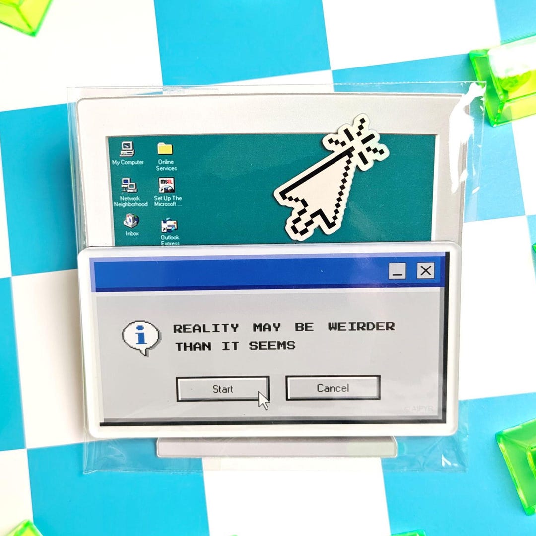 90s Retro Computer Magnet - Etsy