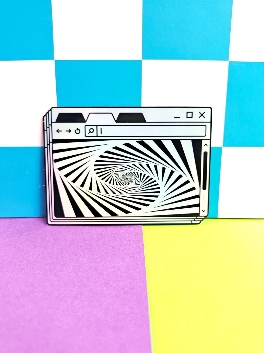 Webcore Stickers Webcore Illusion Holographic Sticker - Etsy