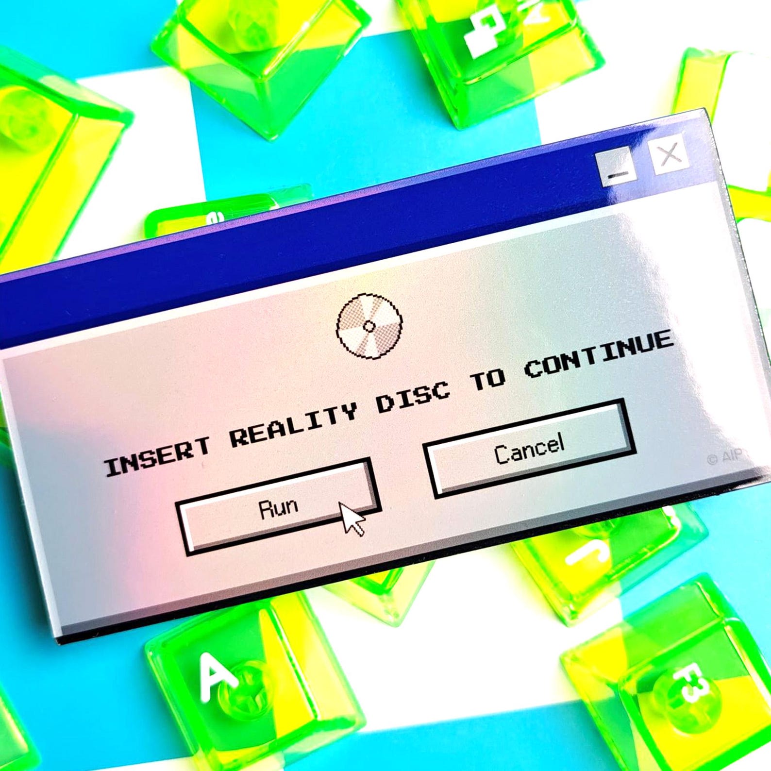 90s Computer Disc Error Sticker | Retro Laptop Decal, Y2K Tech - Etsy