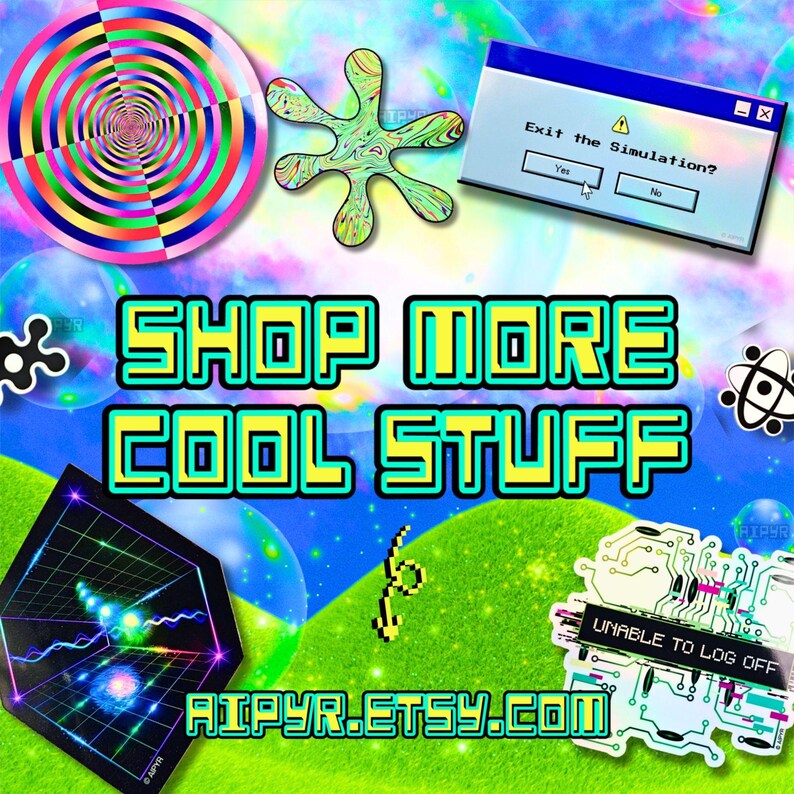 Shop more cool stuff at aipyr.etsy.com!