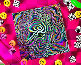 Trippin Out Psychedelic Sticker | Trippy Laptop Decal