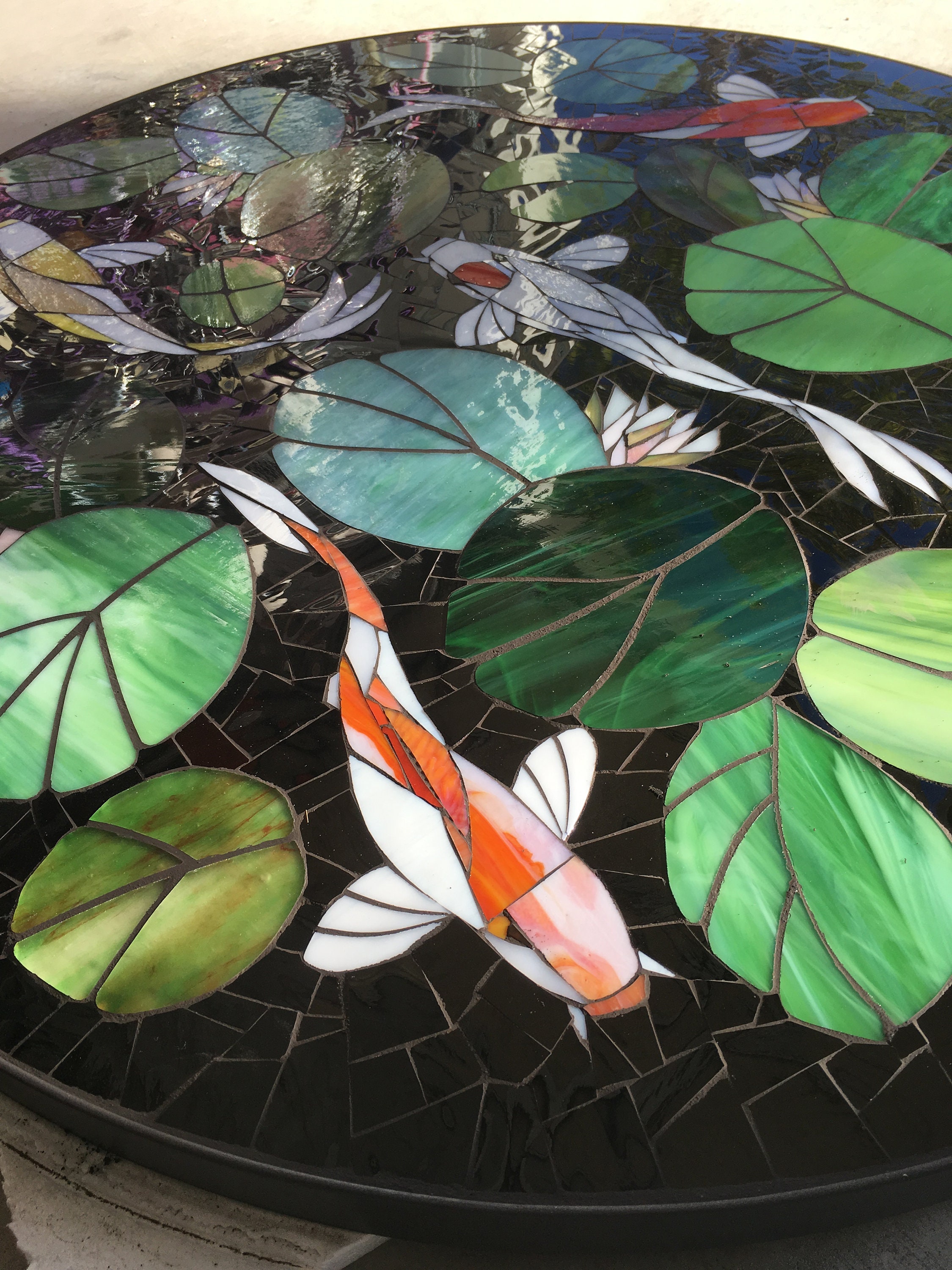 POND GLASS TABLE 幅100cm 36