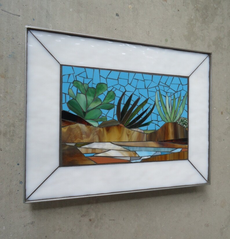 On 13x17 Mosaic Landscape Study Series Glass Image 0