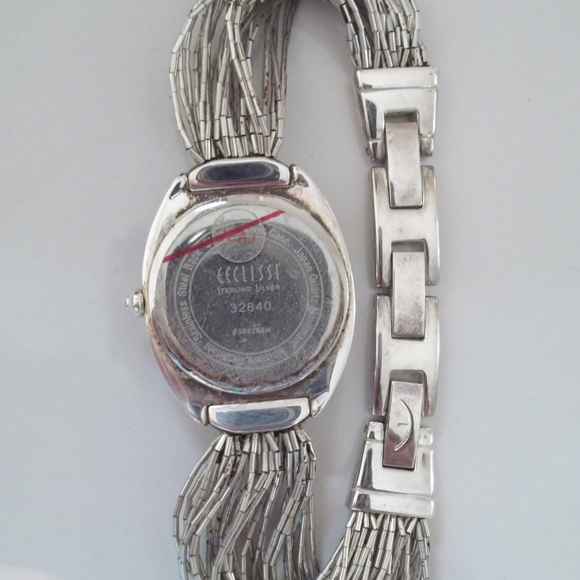 Ecclissi Sterling Twotone Liquid Silver Bracelet Etsy