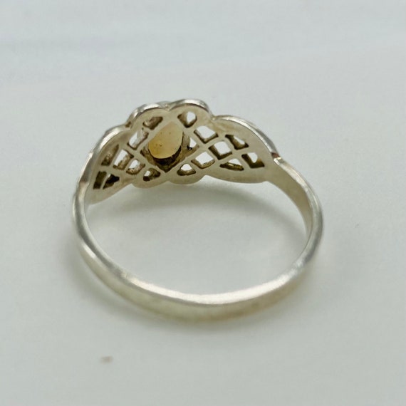 50% OFF! Vintage Opal Sterling Women's Ring, Size… - image 8