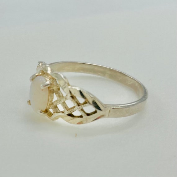 50% OFF! Vintage Opal Sterling Women's Ring, Size… - image 7