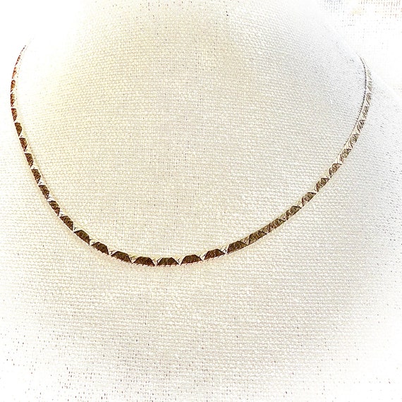 50% OFF! Vintage 18 Inch Long Sterling Silver Pat… - image 4