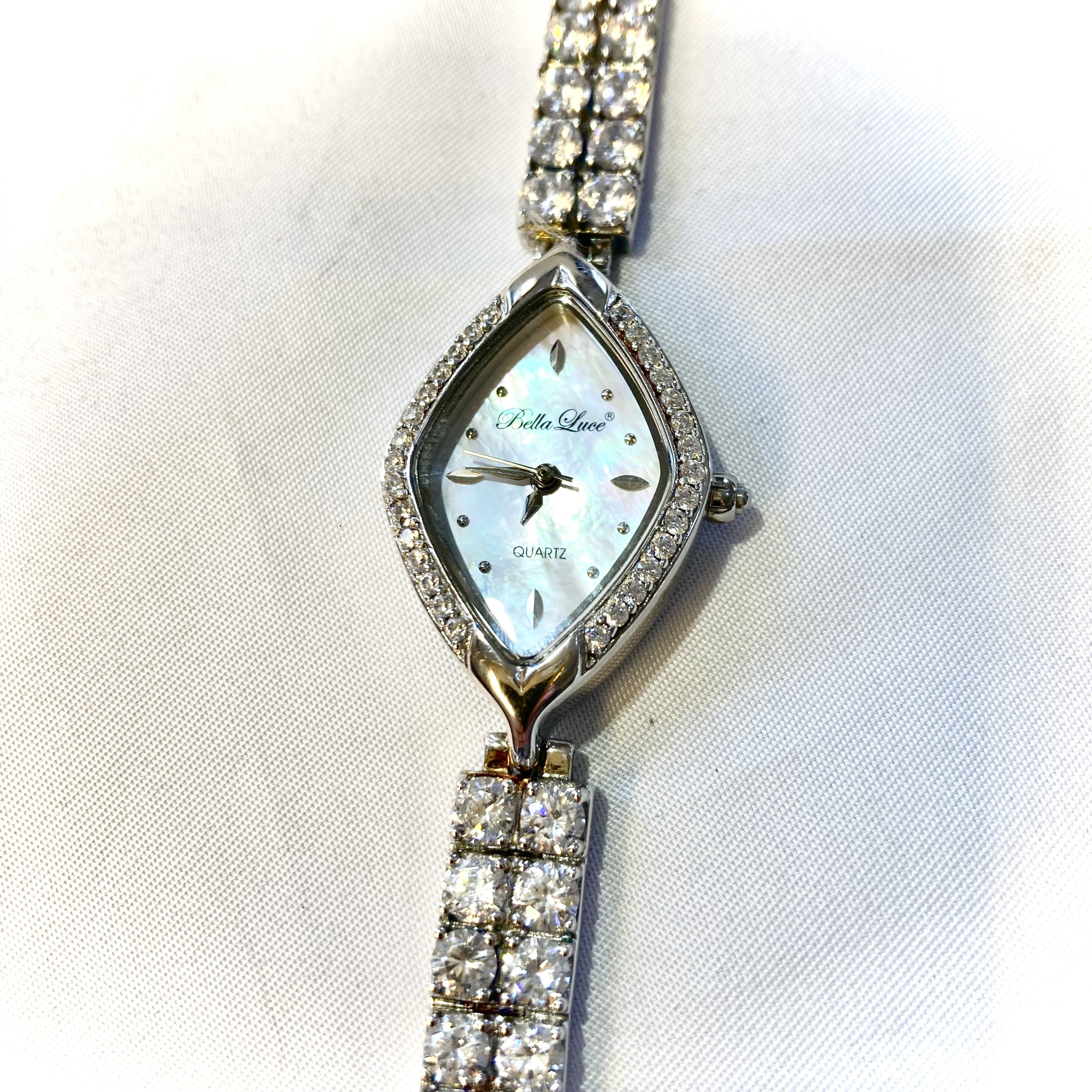 50 Off Sterling Silver MOP Bella Luce QVC Cubic Zirconium Glam