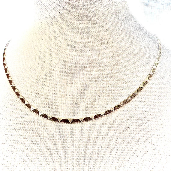 50% OFF! Vintage 18 Inch Long Sterling Silver Pat… - image 1