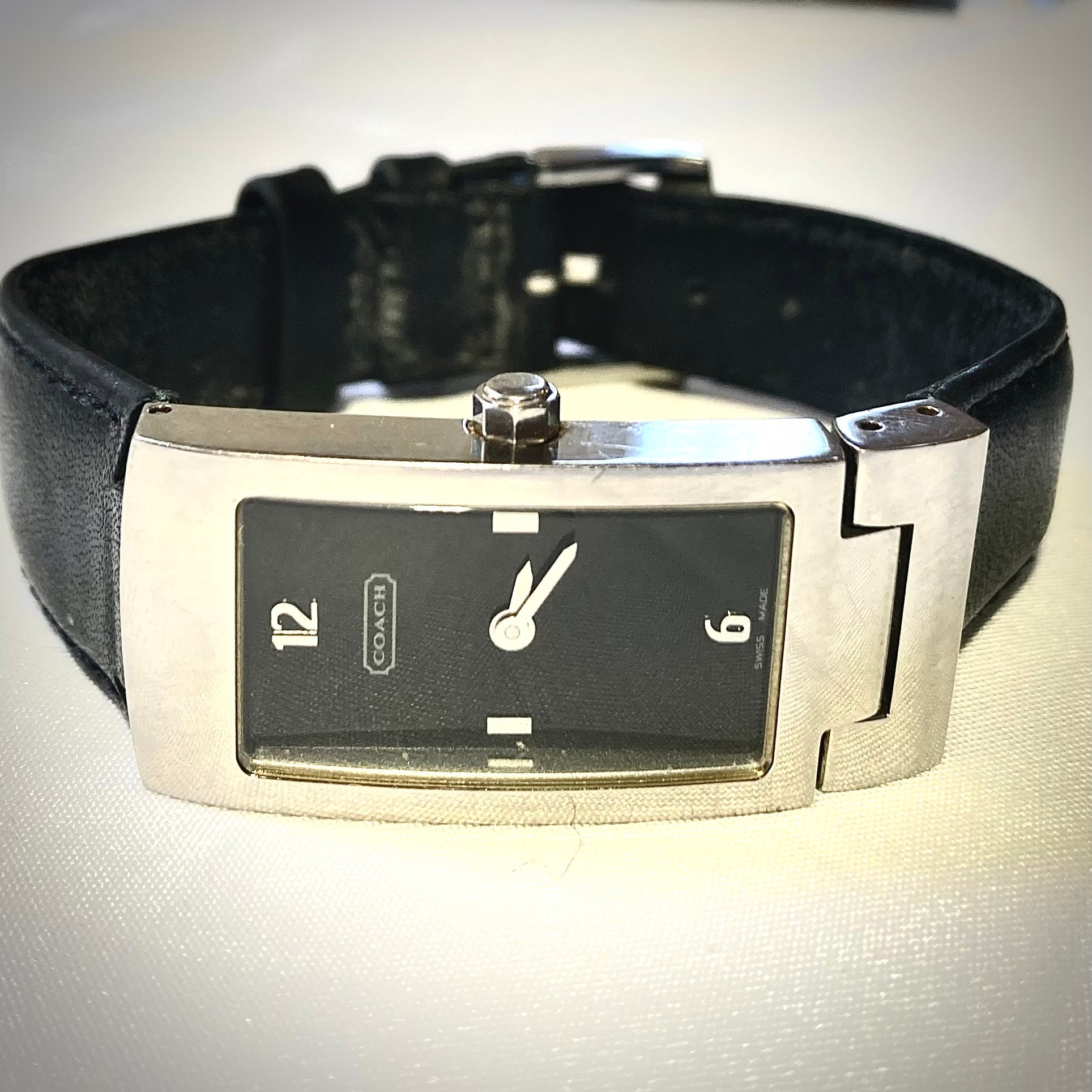 Reloj coach negro outlet