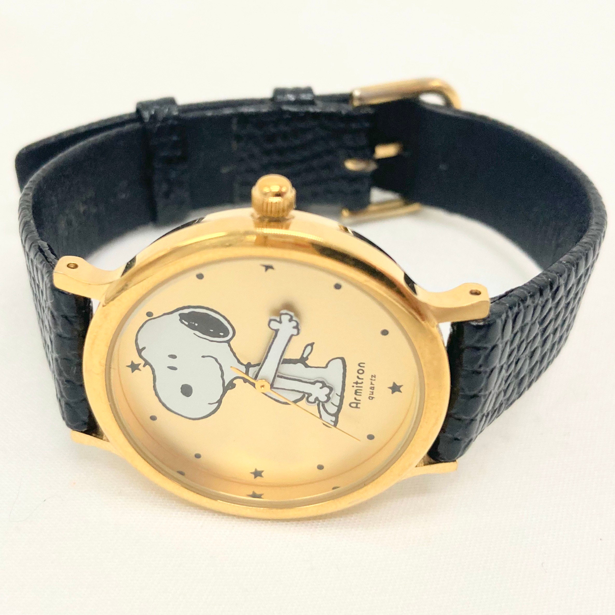 電池交換済 ARMITRON×SNOOPY アーミトロン スヌーピー ダイバーズ Armitron Snoopy Watch - Etsy