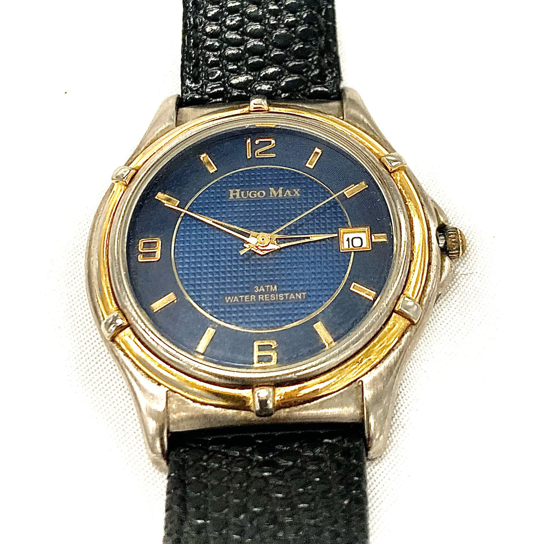 Mens Watches Hugo Max 18k Gold Plated Watch Womens Hugo Max 18k