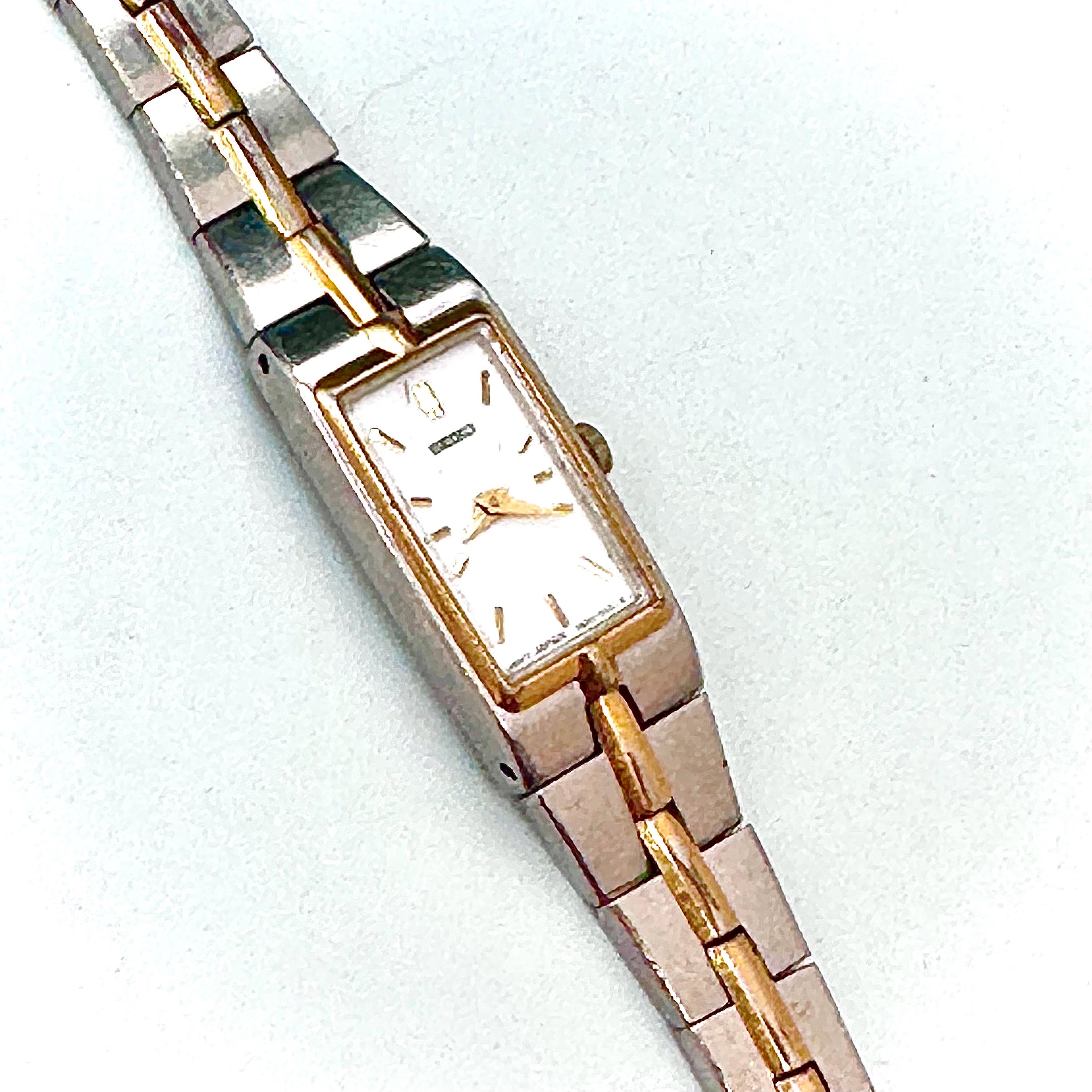 SEIKO セイコー 2E20-6580 ヴィンテージ オーバル クォーツ腕時計