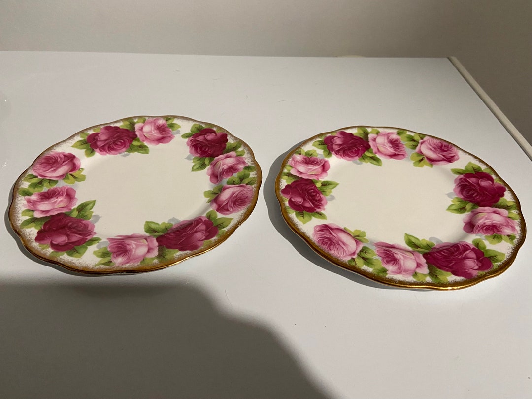 Old English Rose Royal Albert Fine Bone Crown China England Etsy