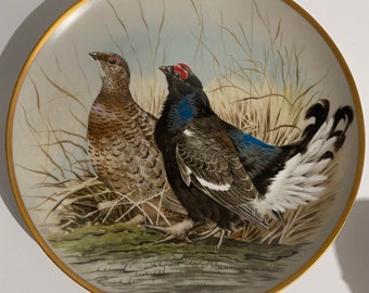 Franklin Porcelain “the Garden Bird Vase” by Basil Ede-limited