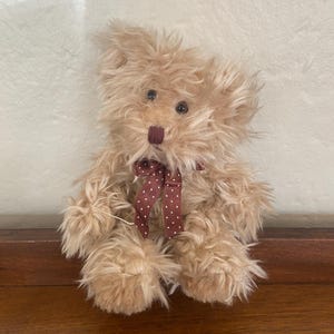 Radcliffe Bear Russ; Plush Stuffed Animal Fuzzy Tan Teddy