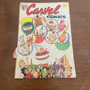 Vintage Collectible Comic Books; Carvel Comics #1 (1973) Ice Cream Store Promotional Comic Book