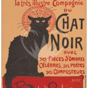 Chat Noir A3 Posh Chalk Deluxe Decoupage (16.5 x 12 in)