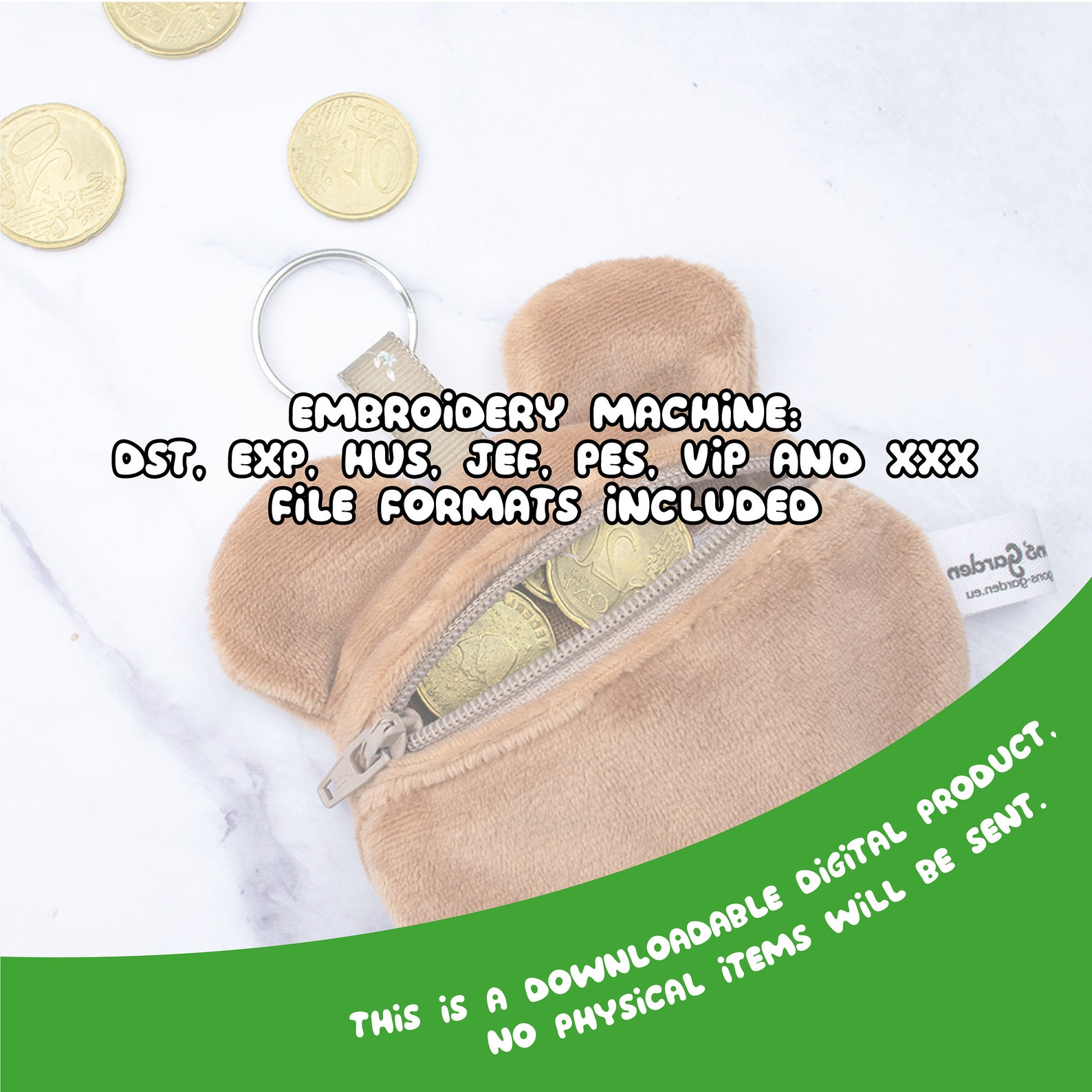 ITH Zipper Pouch Animal Crossing Embroidery Pattern 4x4 Etsy