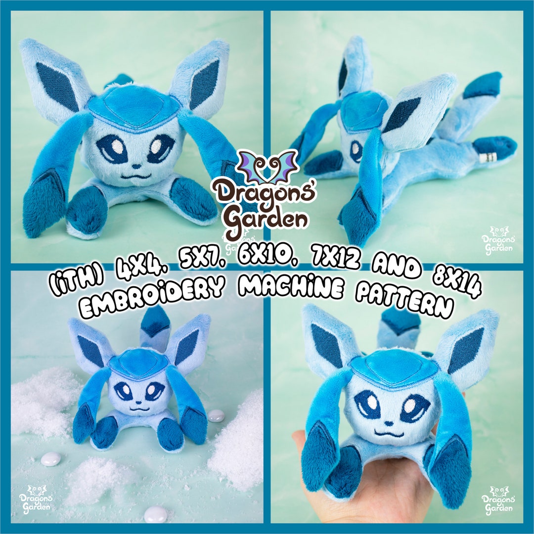 Glaceon Peluches Eevee Y Sus Evoluciones Glaceon Pokemon: Eevee Y