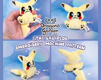 ITH Zapdos Pokemon Plushie Pattern - Dragons' Garden