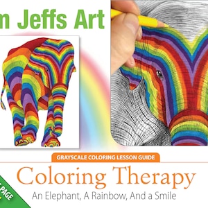 GRAYSCALE COLORING LESSON - Coloring Therapy