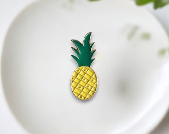 Pineapple Enamel Pin | Clothes Backpack Pin | Handmade | Gift Present | Christmas | Animal Cute | Flowers Nature Insect | EP-10