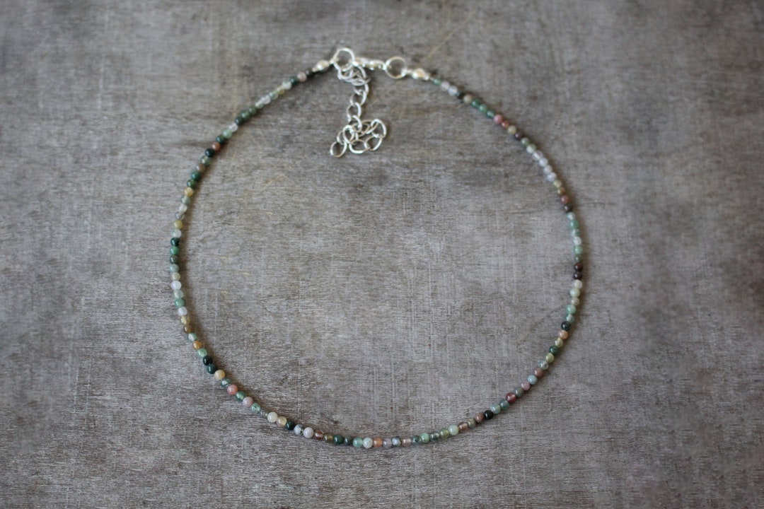 480 Stück Indischer Achat Perlen 2mm - Natürliche Edelsteinperlen Für Schmuck