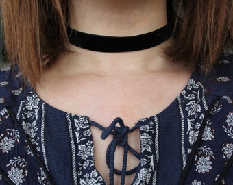 Black Velvet Choker 7 COLORS Necklace | Jewelry Handmade | Gift Present | Gothic Emo Hipster | Fashion Style | Cute | Woman Teen Girl