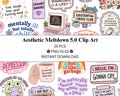 25 pcs Aesthetic Meltdown Clip Art Bundle 5.0 | PNG Files | Transparent PNG | Commercial Use product logo