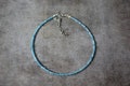 3 mm Faceted Blue Chalcedony Beaded Silver Plated Choker Necklace | Gemstone Beads | Birthstone | Healing Crystal | Christmas Gift Present product logo