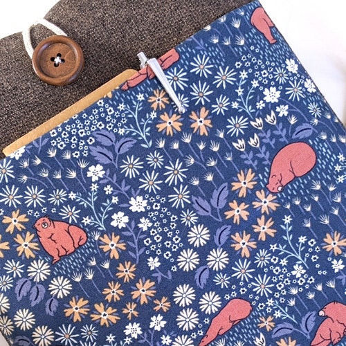 Custom Fit Ipad Sleeve Case Padded With Pocket Island Etsy