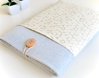 Surface Laptop Case Custom Fit Surface Pro, Go, Book Laptop Sleeve - Metal and Chambray