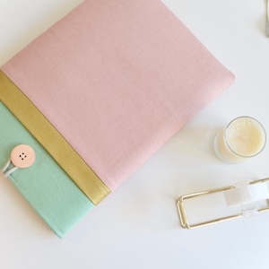 Mint, Rose, Gold Laptop Cover, Custom Size Notebook Computer Sleeve, Fit up to 15.6" Laptop, MacBook, Chromebook, Surface