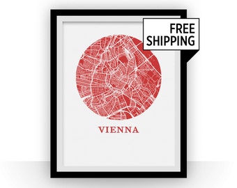 Vienna Map Print - City Map Poster