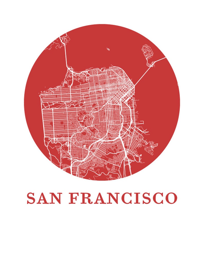 Map Of San Francisco Printable : Hand Drawn Map Of San Francisco Bay Area, California