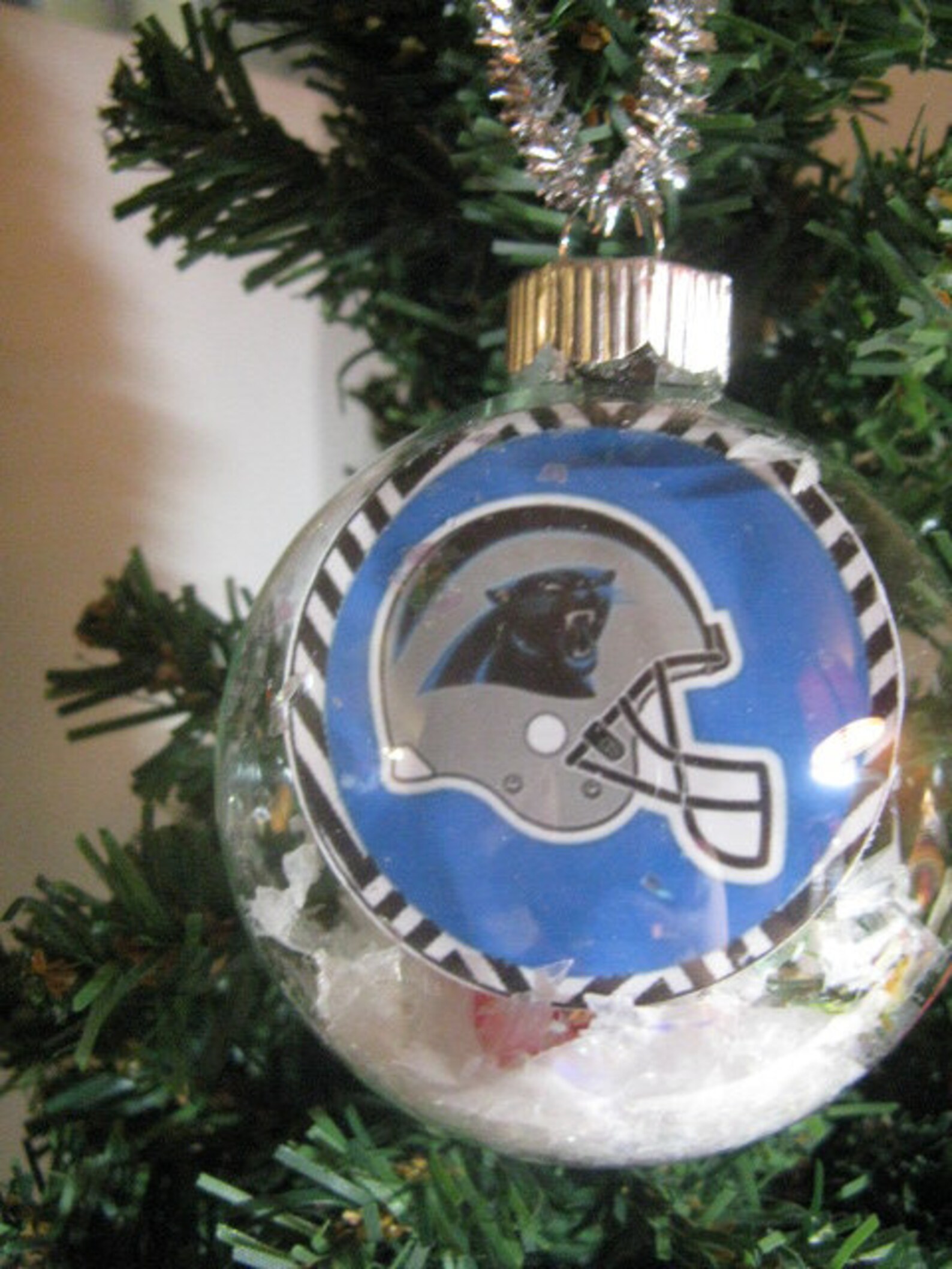 Christmas Ornament Carolina Panthers gift Idea Etsy Sweden