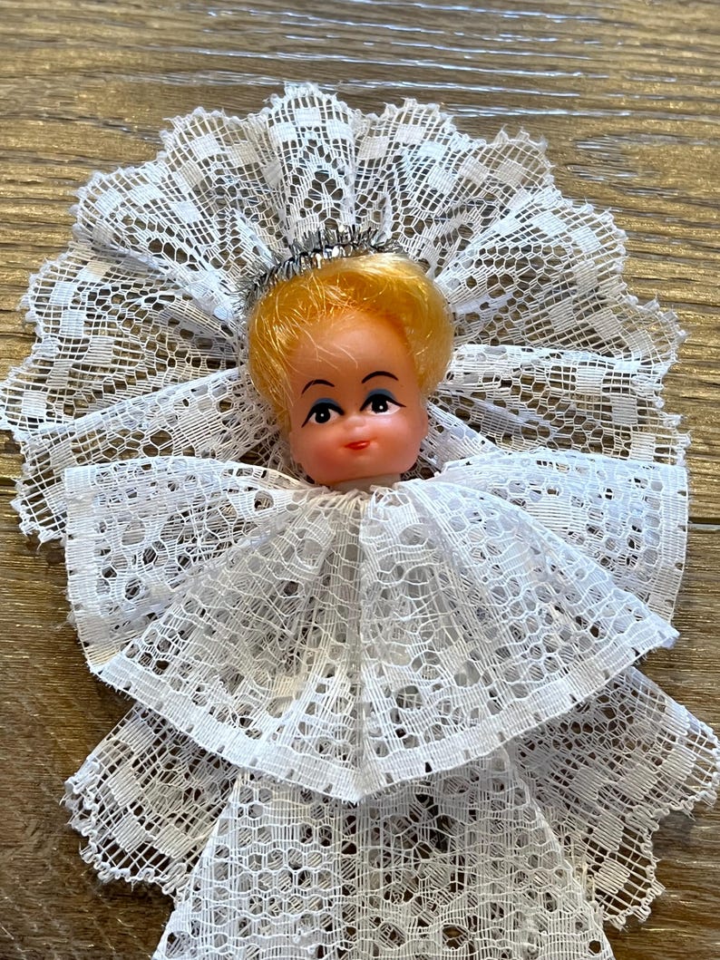 Vintage Lace Angel Christmas Tree Topper Ornament - Etsy