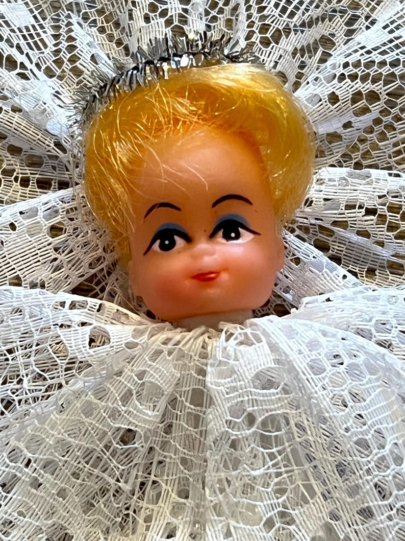 Vintage Lace Angel Christmas Tree Topper Ornament - Etsy