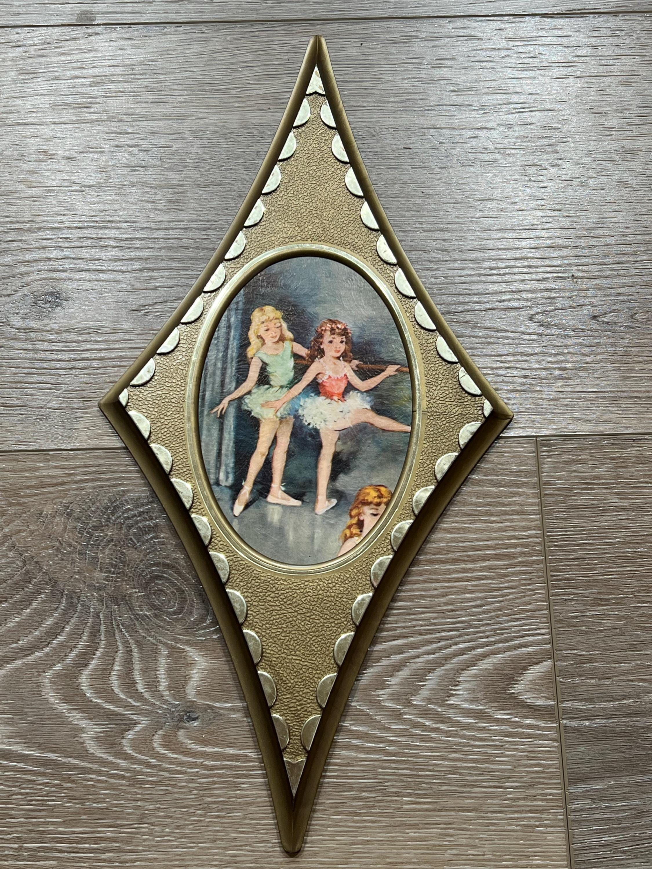Vintage Ballerina Plaque - Etsy