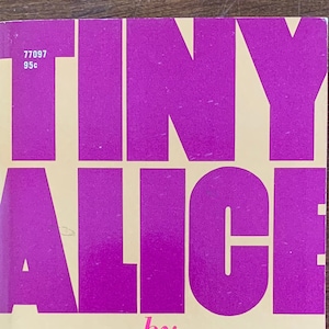 EDWARD ALBEE Tiny Alice 1970 s Vintage Paperback Theatrical Play