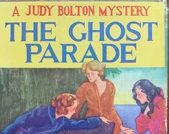 Vintage Judy Bolton Mystery series The Ghost Parade by Margaret Sutton - vintage young adult novel