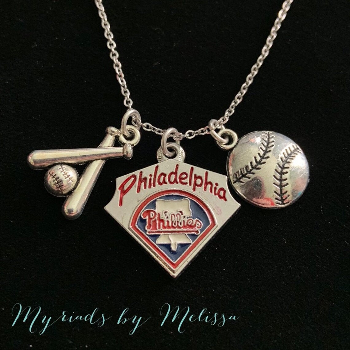 Philadelphia Phillies Necklace Etsy