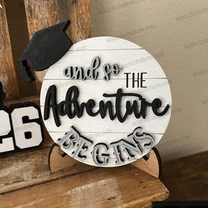 Class of 2026 Graduation Tiered Tray Decor, Senior Gift customized with your class colors image 9